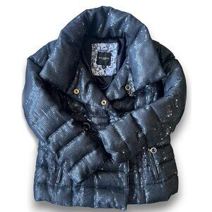 NWOT Rocawear Black Sequin Women’s Puffer Jacket, XL